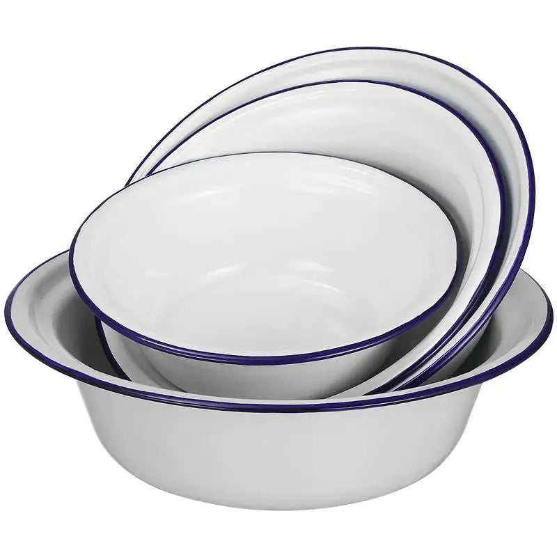 4 Pcs Enamel Bowls