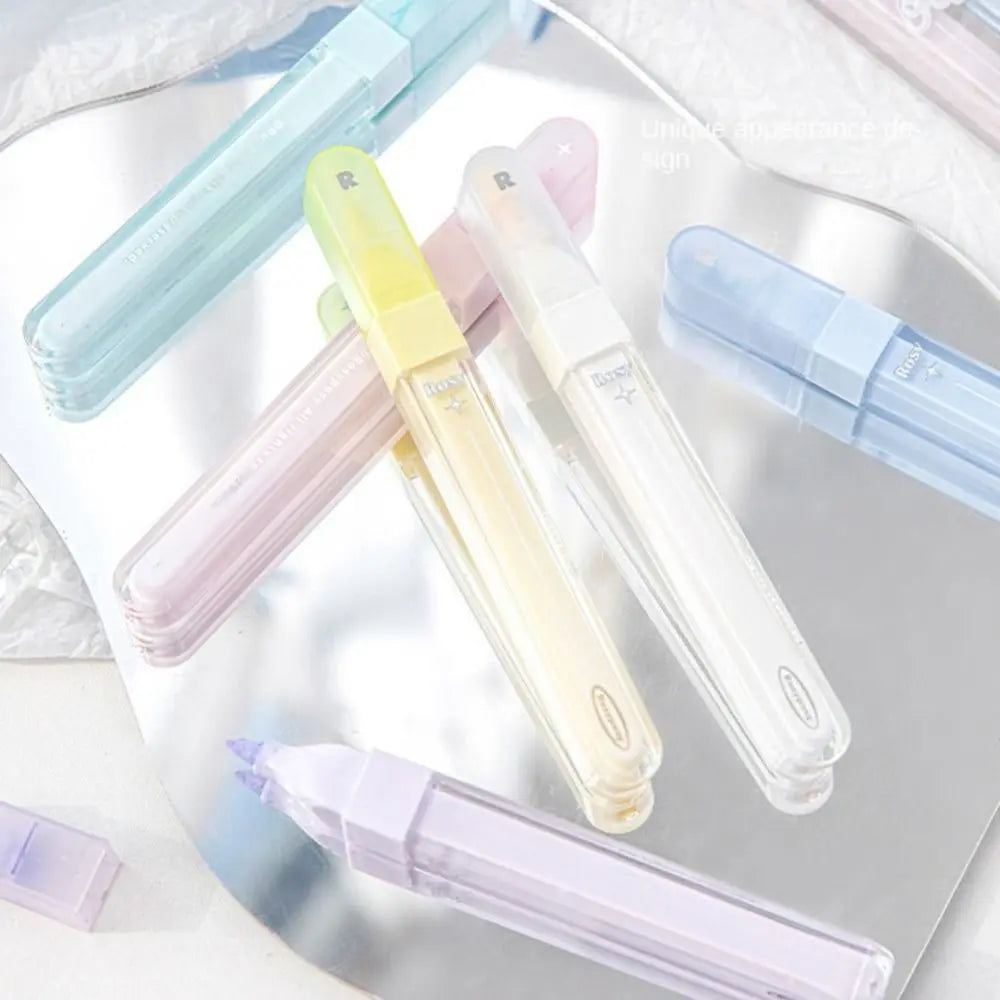 Hand Tent Solid Color Marker Pen 3MM Decorative Painting Pen Cream Color Water-based Fluorescent Pen Lettering